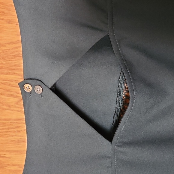 Loft Plus Long Sleeve Dark Green Blouse,  Size 16 - Picture 7 of 9